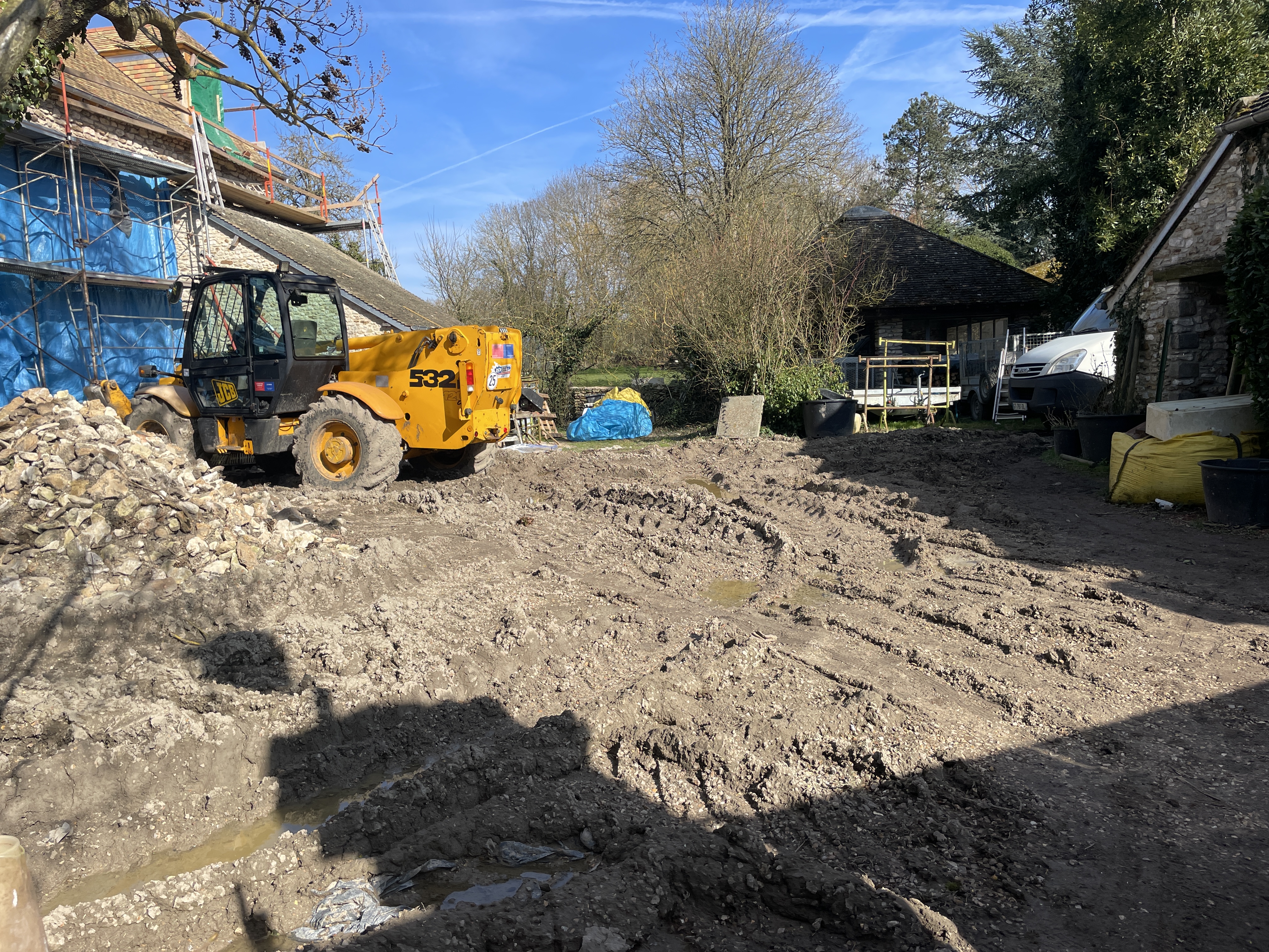 Le jardin existant, avant intervention